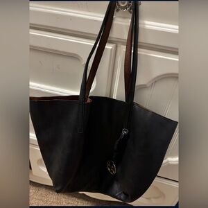 Michael Kors Black and Brown Tote Bag